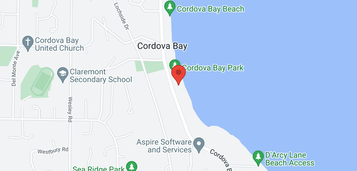 map of 4979 Cordova Bay Rd